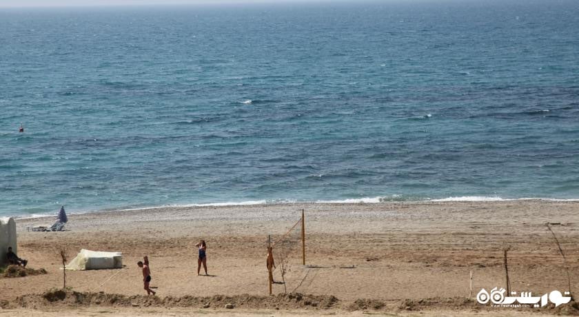 نمایی زیبا از ساحل هتل